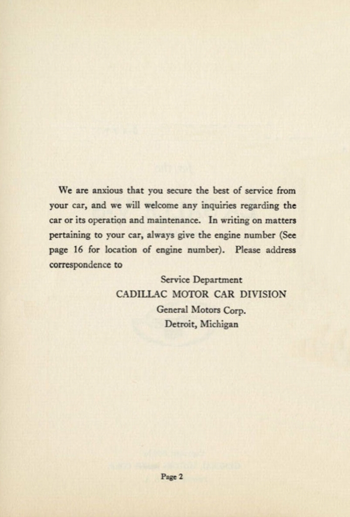 1940 Cadillac LaSalle Operating Hints Page 9